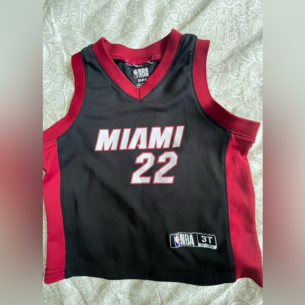 NBA Miami Butler #22 Toddler Basketball Jersey Size 3T